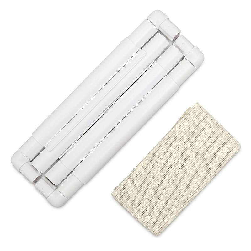 11 Inch Cross Stitch Frames with Embroidered Fabric Diy Craft Tools
