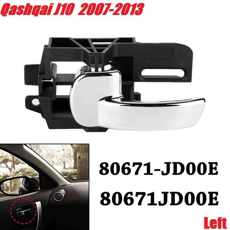 Interior Door Handle Front Rear Left for Nissan Qashqai J10 07-13