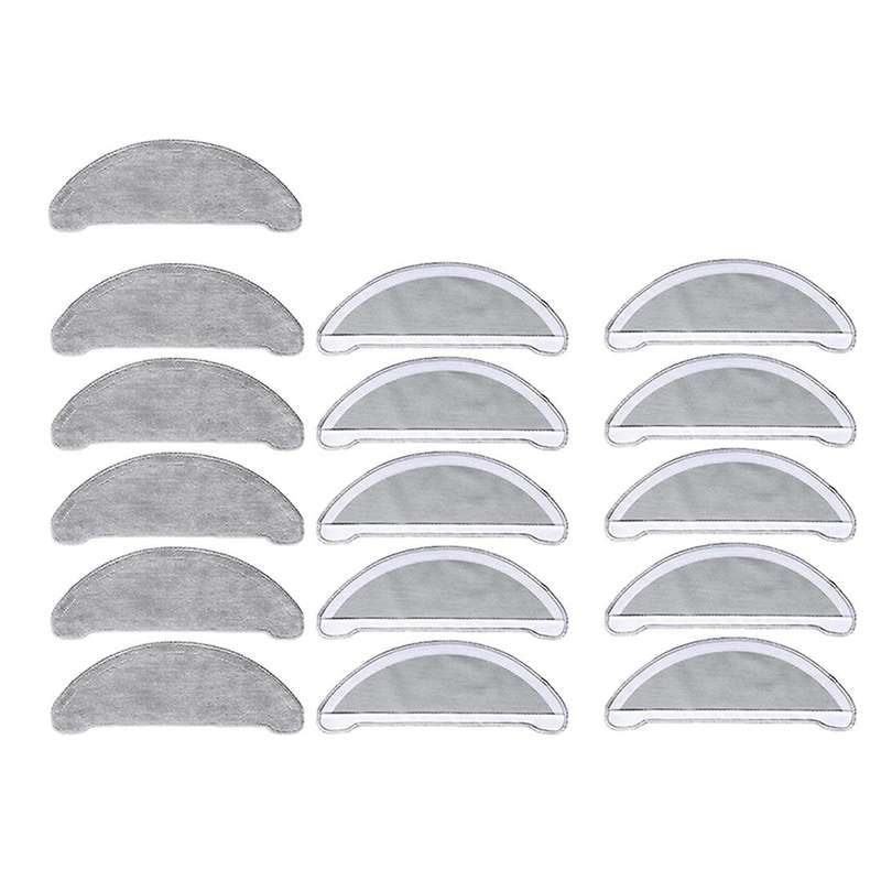 16pcs Mops Cloths for Xiaomi Viomi S9 Roidmi Eve Plus