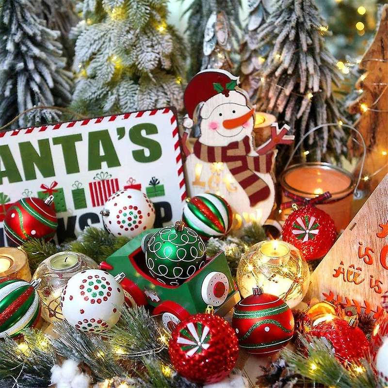 Christmas Ball Set Electroplating Plastic Ball Christmas Decoration