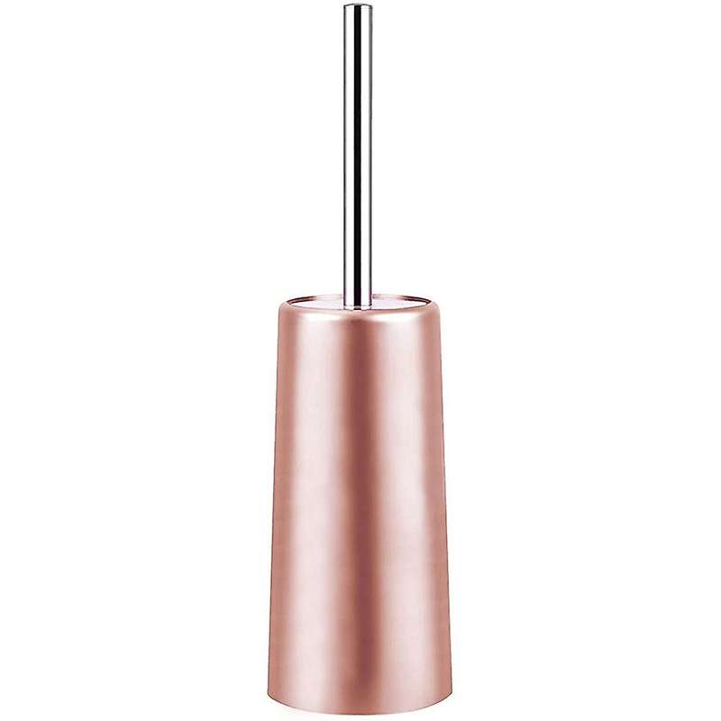 Toilet Brush and Holder - Toilet Bowl Cleaner Brush Set (rose Gold)
