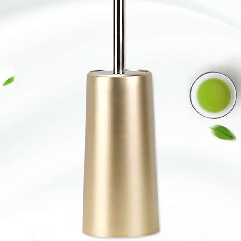 Toilet Brush and Holder - Toilet Bowl Cleaner Brush Set (rose Gold)