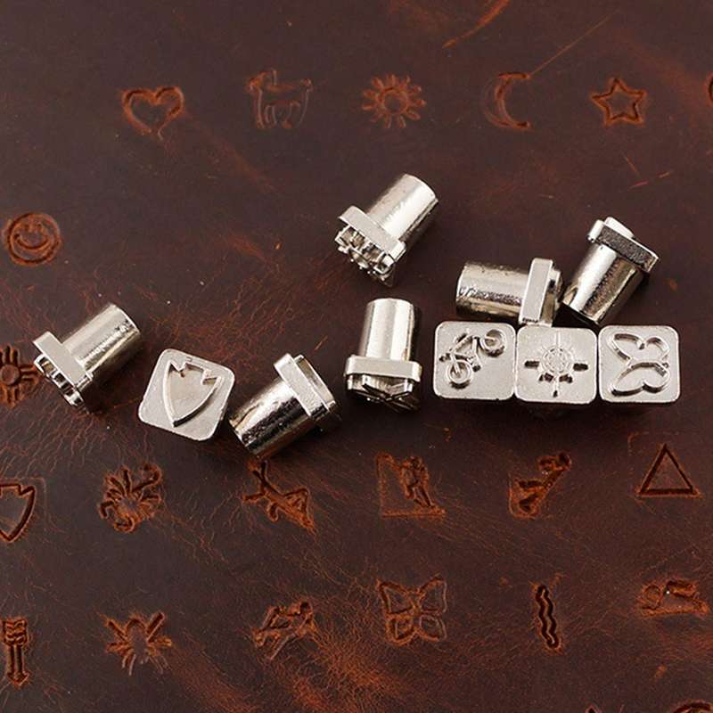 32pcs Leather Carving Insect Seal Indian Style Carving Tool