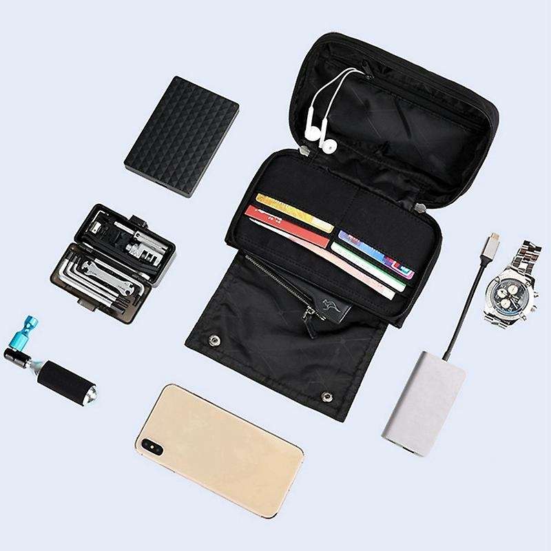 Rhinowalk Folding Bike Handlebar Bag Bicycle Front Bag Black