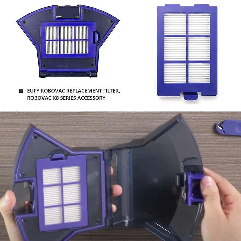 6 Filters + 6 Side Brushes Replacement Parts for Anker