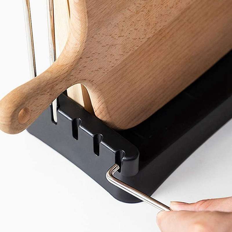 Cutting Boards Holder, Organizer Pantry Rack Bakeware Holder White