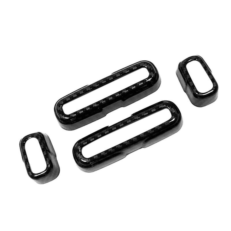 Car Carbon Fiber Seats Adjustment Switch Cover for Honda Hrv Vezel