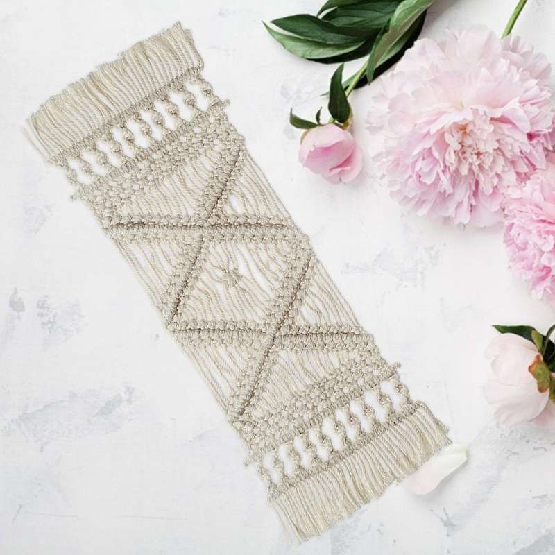 Bohemian Table Runner Hand-woven Placemats Party Home Decoration