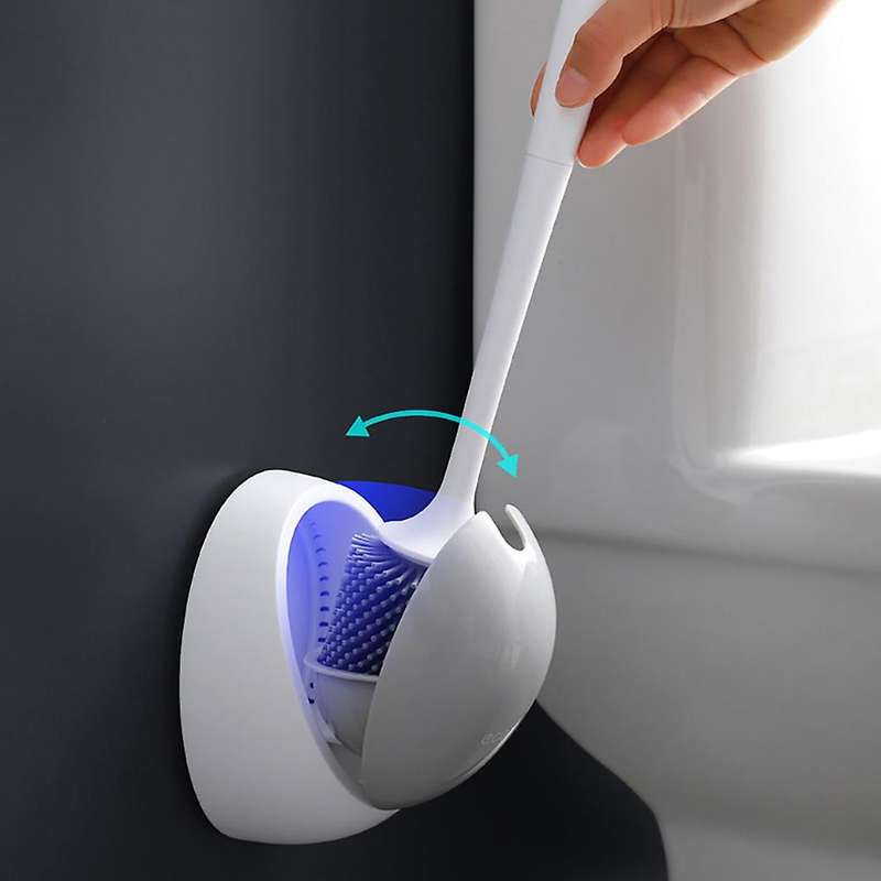Ecoco Toilet Brush and Holder Set Home Wall-mounted Cleaning Tools B
