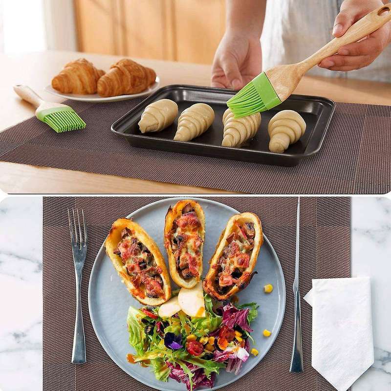 Placemats Of 6 Pcs Heat-resistant Stain-resistant Washable 18x12inch