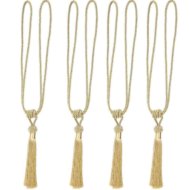 4pcs Curtain Tassels Curtain Rope Curtain Tiebacks Window Decor -d