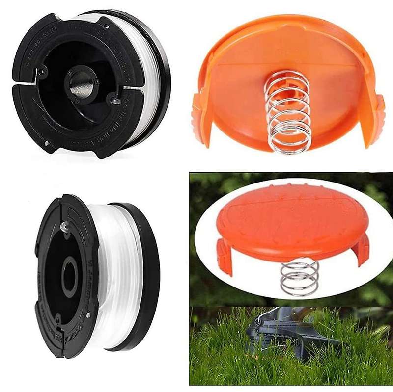 7 Pieces Thread Spools for Black and Grass Trimmer, Diameter 1.65mm