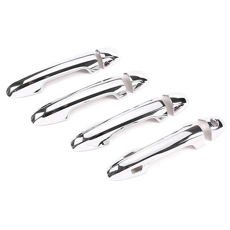 Exterior Door Handle Cover Trim for Toyota Tacoma 2015-2022, Silver