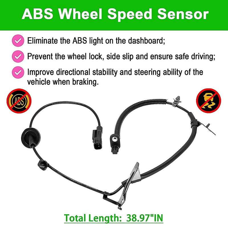 Abs Wheel Speed Sensor Rear Left 5105063ad Fit for Fwd Jeep Compass