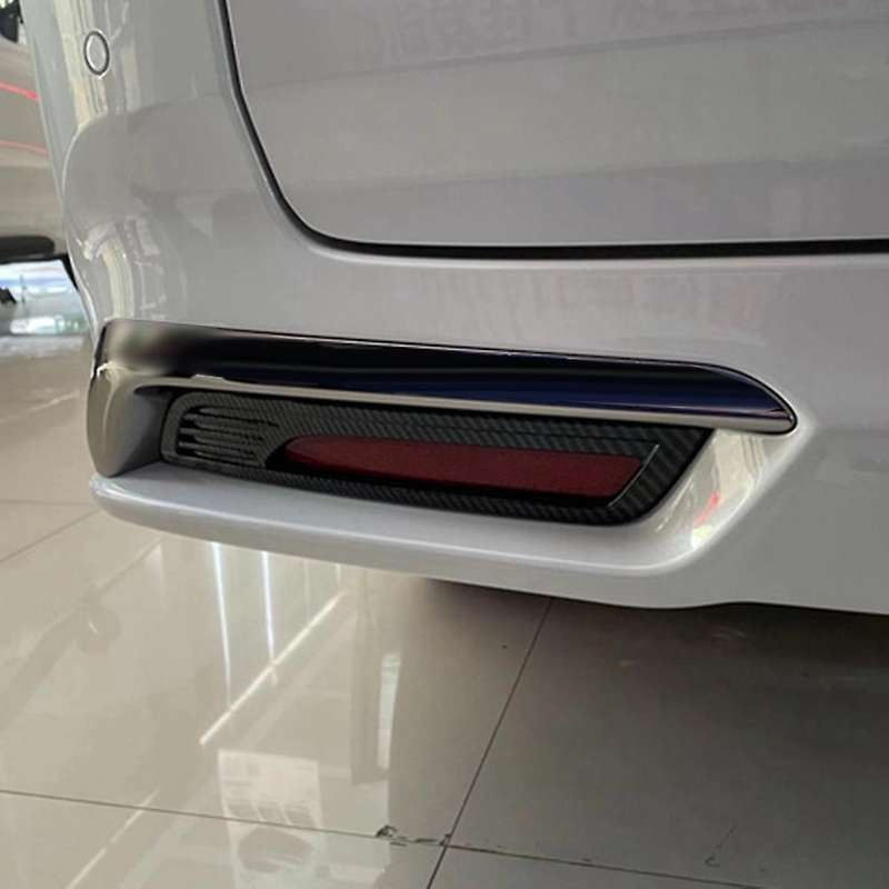 Carbon Fiber Car Rear Fog Light Cover Cap Trim for Honda Odyssey 2022