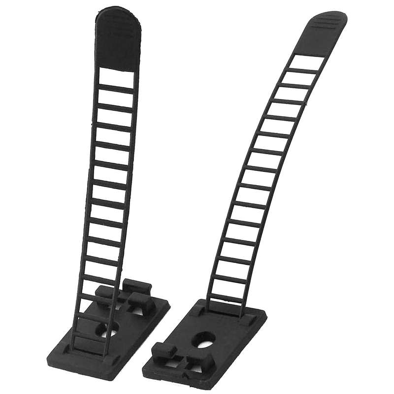 100 Pieces Of Adjustable Cable Clamp Self-adhesive Wire Holder