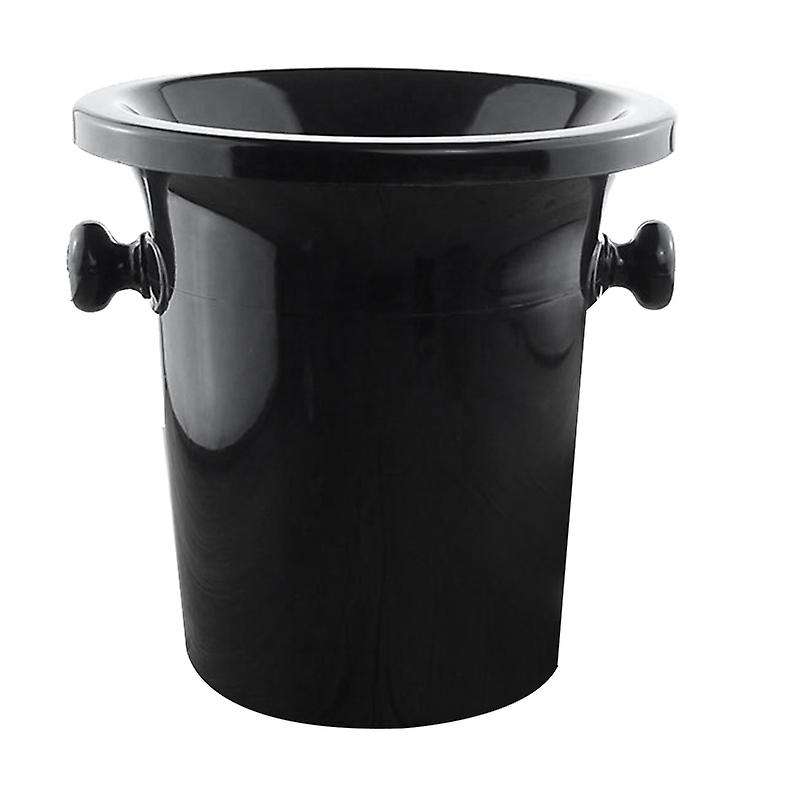 Wine Dump Black Plastic Wine Spittoon - Standard Size with Black