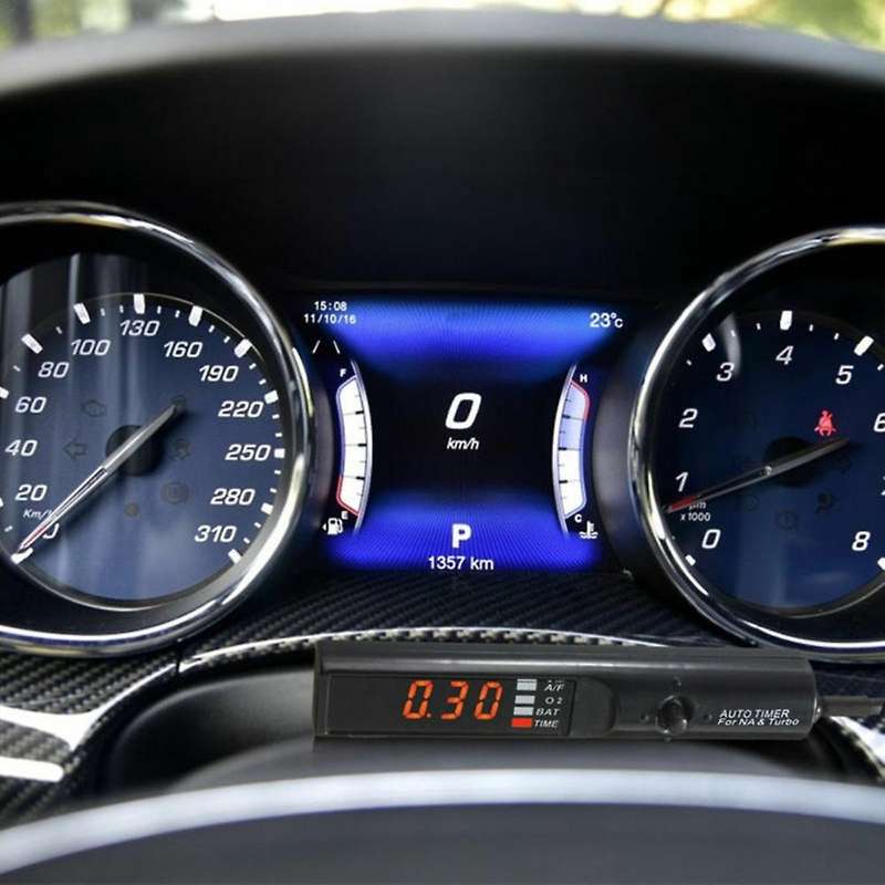 Universal Auto Turbo Timer Na Black Pen Control Jdm Red Led Digital