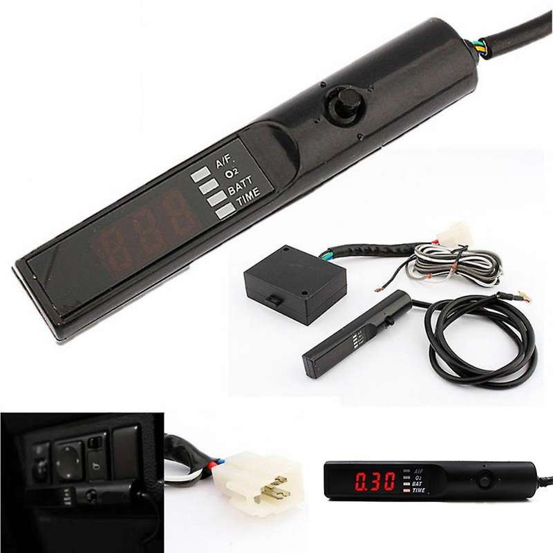 Universal Auto Turbo Timer Na Black Pen Control Jdm Red Led Digital