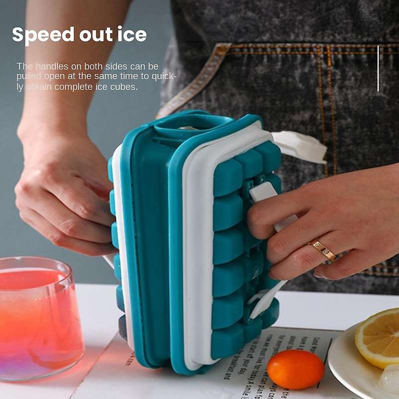 Ice Tray for Freezer - Disassemble This Ice-cube Tray with Lid