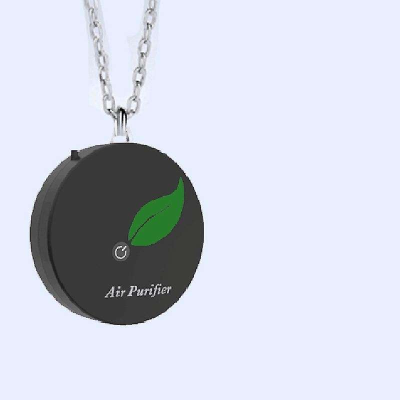 Household Negative Ion Air Purifier, Portable Necklace,black