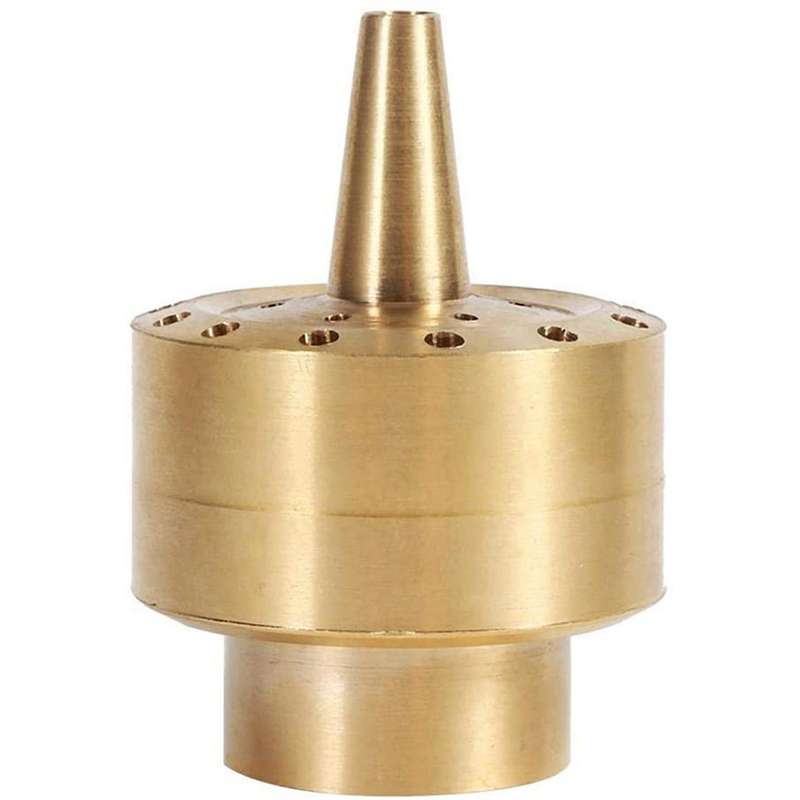 Brass Column Multi Direction Fountain Sprinkler Head Garden(3/4 Inch)