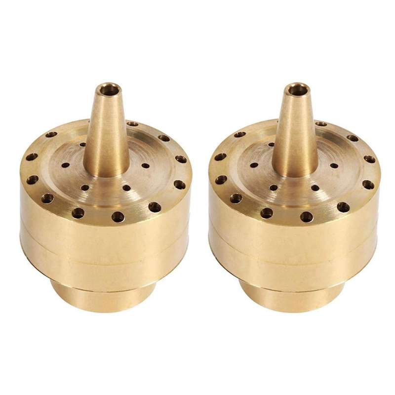 Brass Column Multi Direction Fountain Sprinkler Head Garden(3/4 Inch)