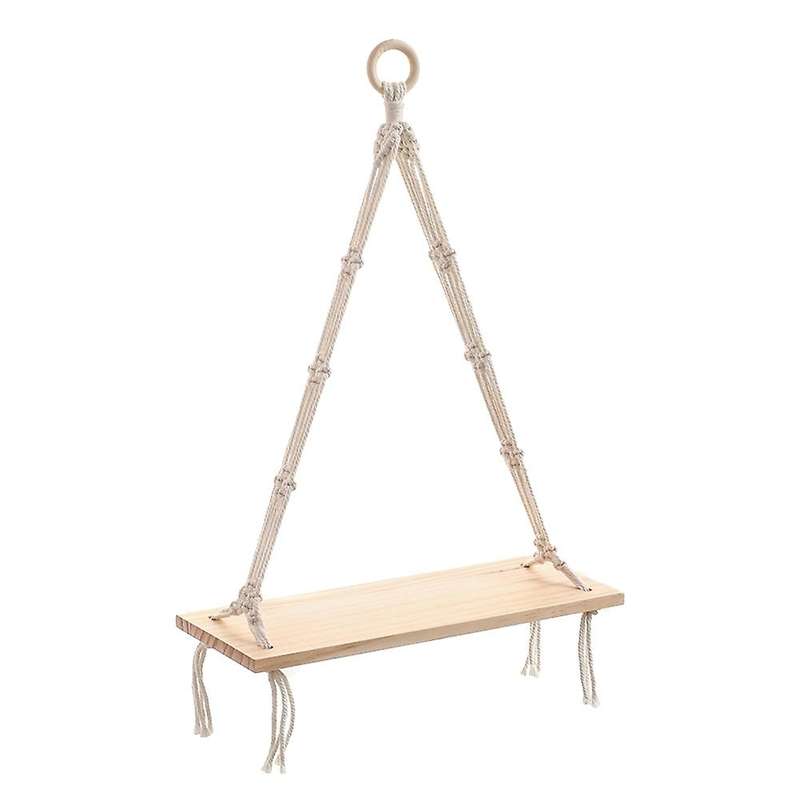 Wall Hanging Shelf - Boho Decor Shelf for Bedroom, Living Room