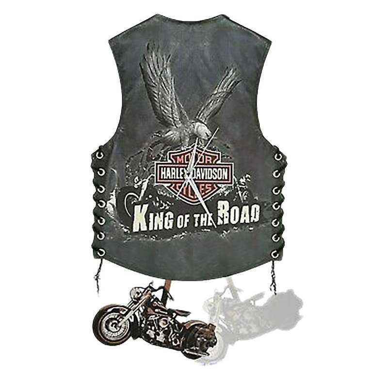 Motorcycle Wall Clock Creative Motorcycle Clock(vest Locomotive)