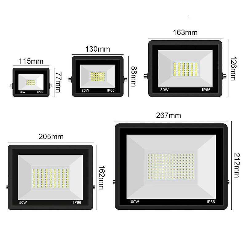 20w Led Flood Light Motion Sensor Waterproof 180-240v Led