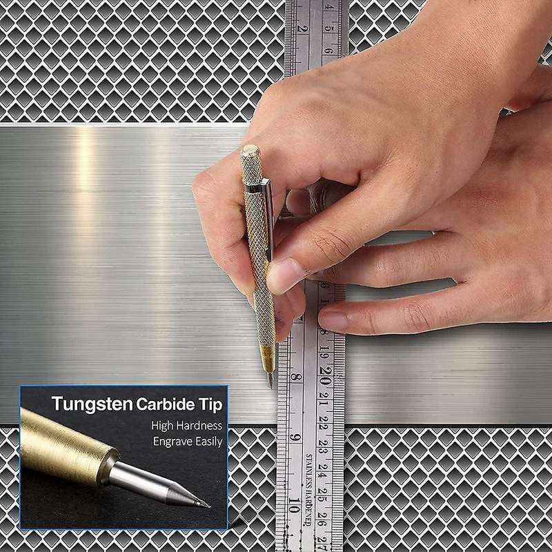 Carpenter Pencils with Marker Refills and Carbide Scriber Tool