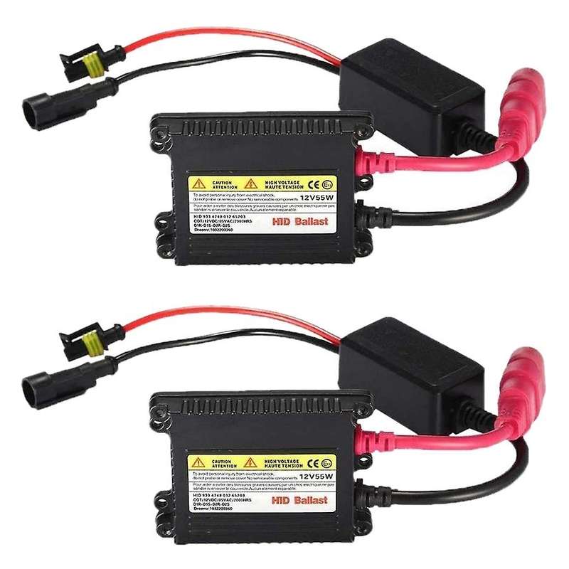 2pcs 35w Slim Hid Ballast for H1 H3 H4 H7 H10 H11 H13 9004 9005 9006