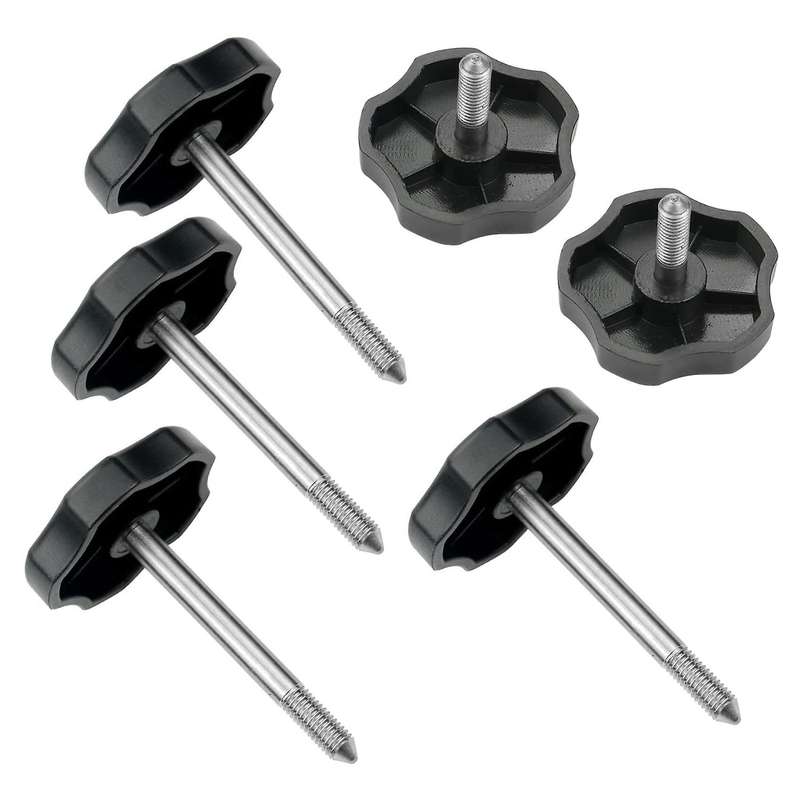 Top Door Surround Knob for Jeep Wrangler Jk 2007-18 (4 Long +2 Short)