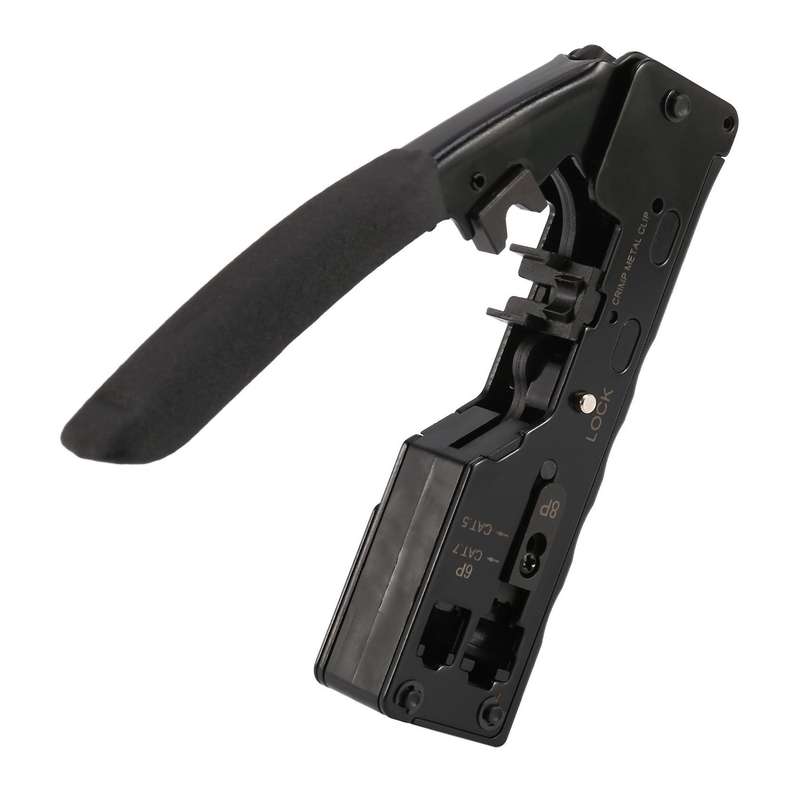 Cat5 Cat6 Cat7 Pass Through Crimper for Rj45 Rj12 Rj11 Network