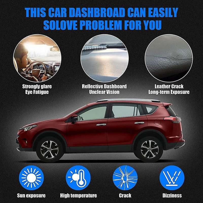 Dashboard Cover Mat for Toyota Rav4 2019-2021 Lhd, Dash Cover (13-18)