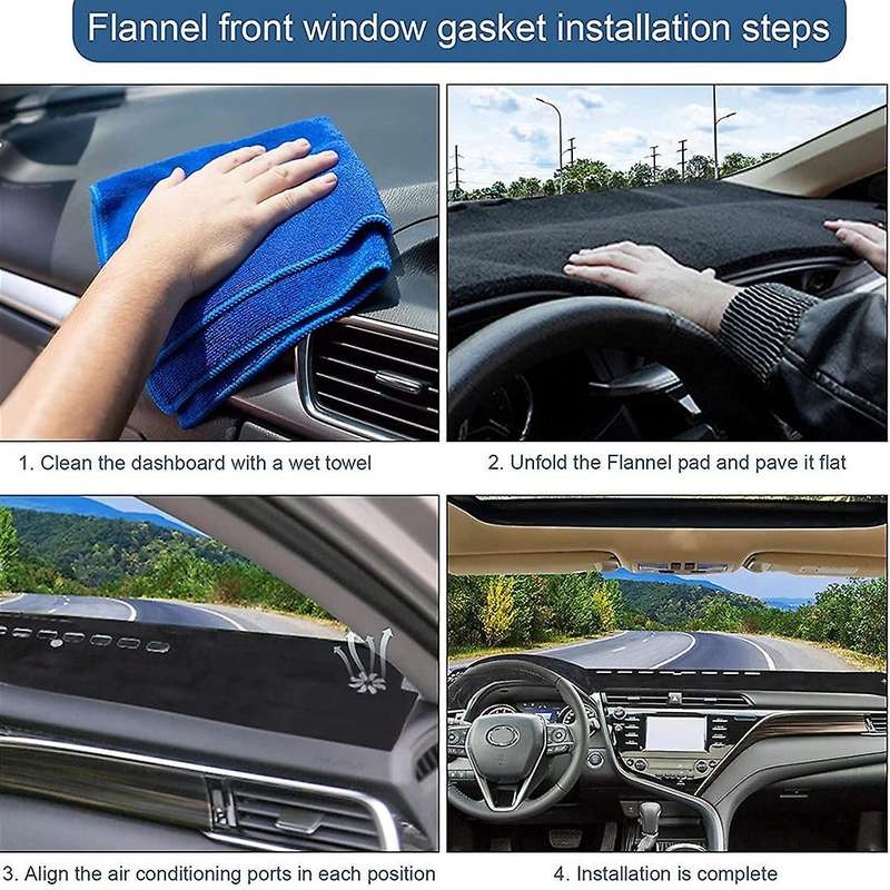 Dashboard Cover Mat for Toyota Rav4 2019-2021 Lhd, Dash Cover (13-18)