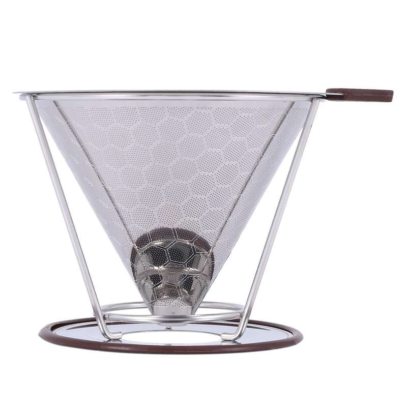 Premium Stainless Steel Coffee Filter,reusable Pour,honeycomb Design