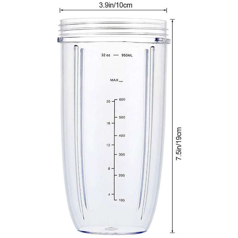 Replacement Cups for Nutribullet Blender, 32oz Measuring Cups