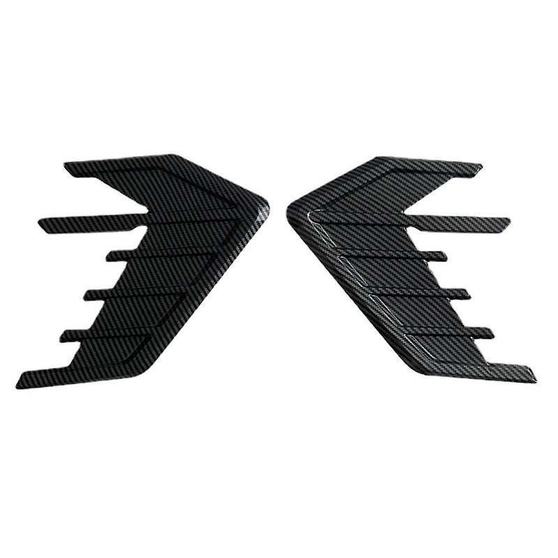 Car Tuyere Car Fender Shark Gill Body Trim Stickers Carbon Fiber