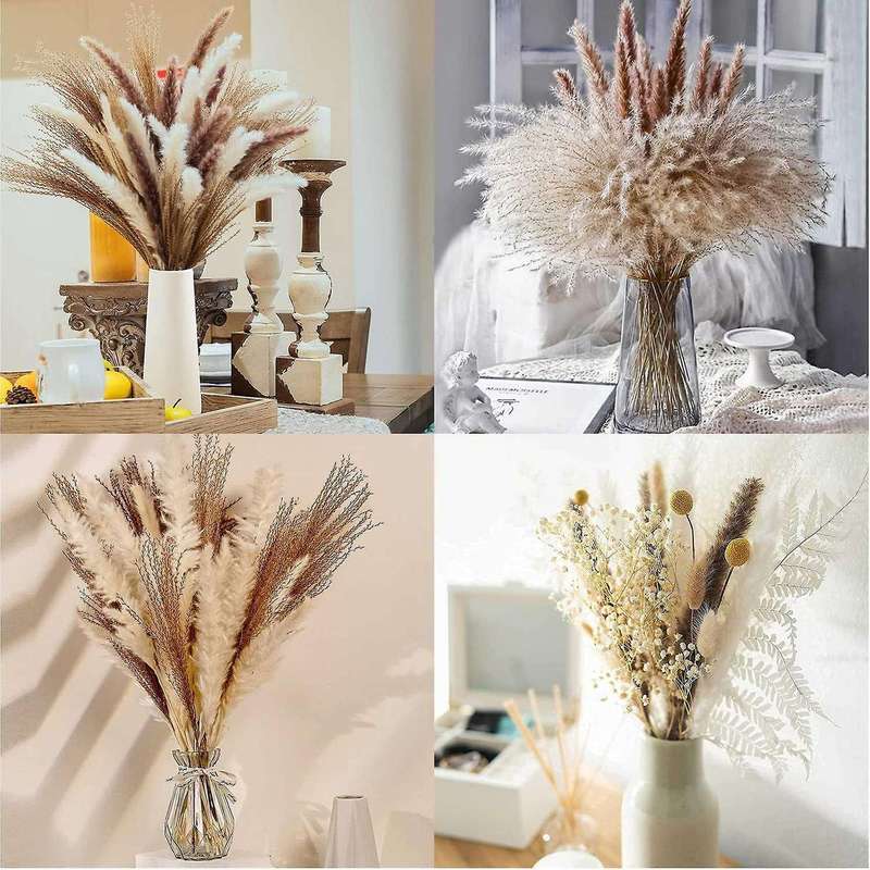 Dried Pampas Grass Decoration Vases Decor Bouquet Decor for Table