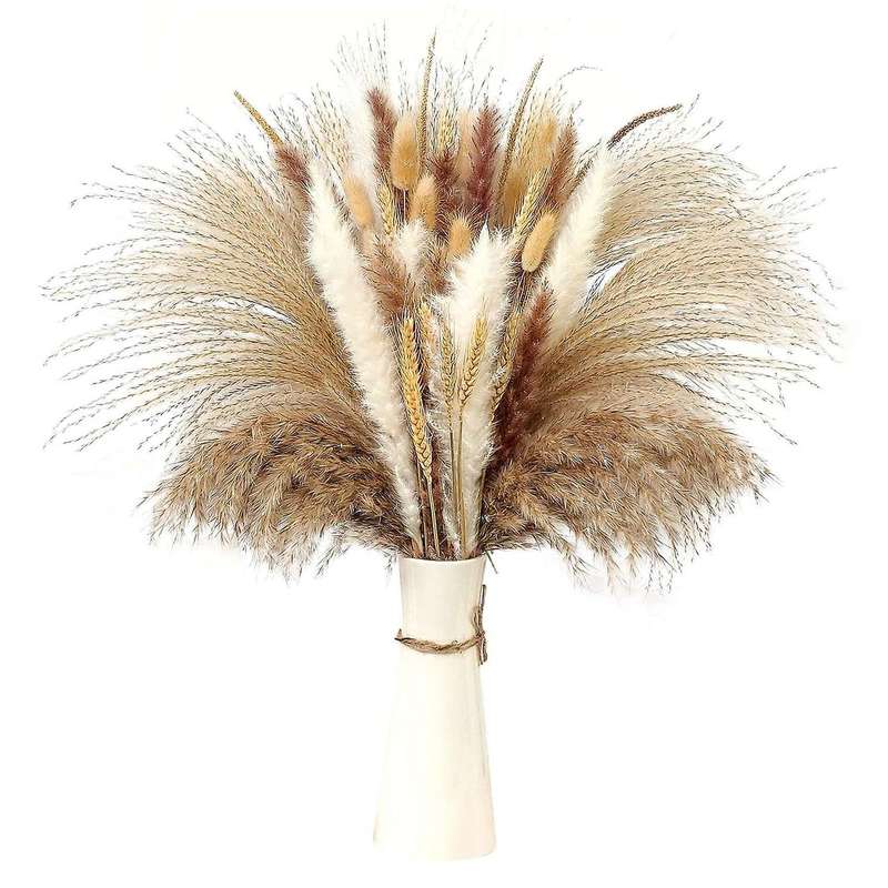 Dried Pampas Grass Decoration Vases Decor Bouquet Decor for Table