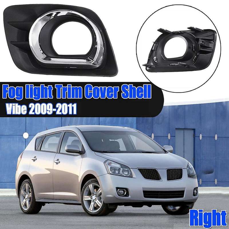Right Front Bumper Fog Light Lamp Cover for Pontiac Vibe 2009-2011