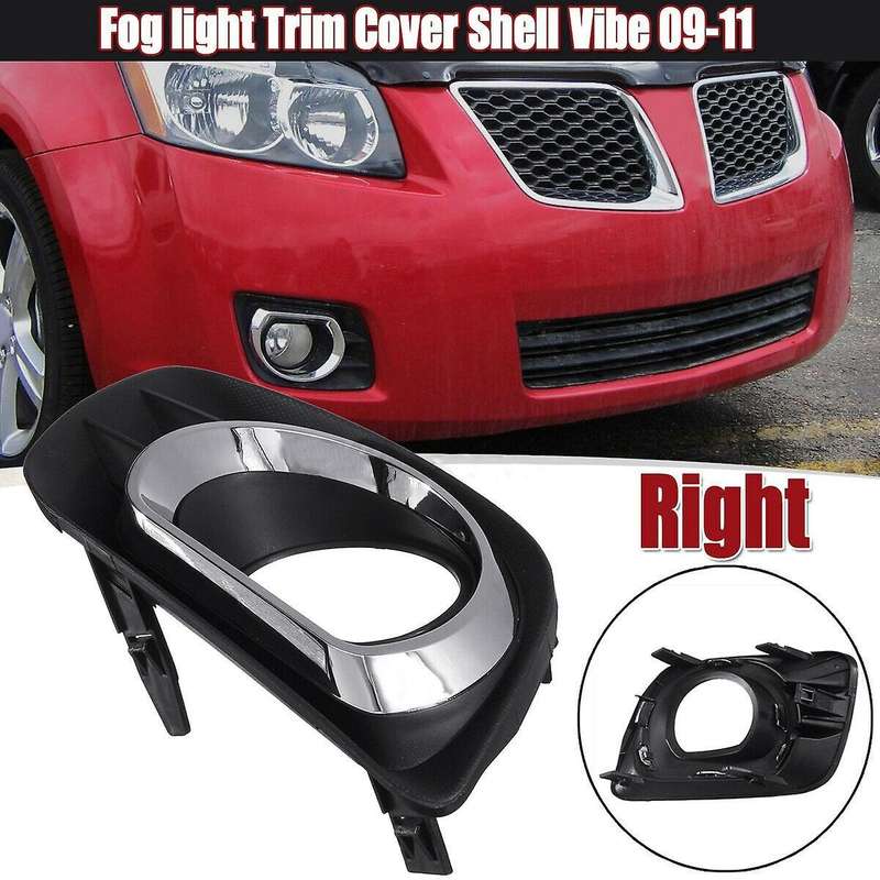 Right Front Bumper Fog Light Lamp Cover for Pontiac Vibe 2009-2011