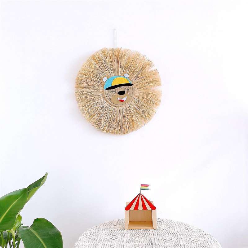 Cartoon Hanging Decorations Nordic Hand Woven Kids Room Decor No.3