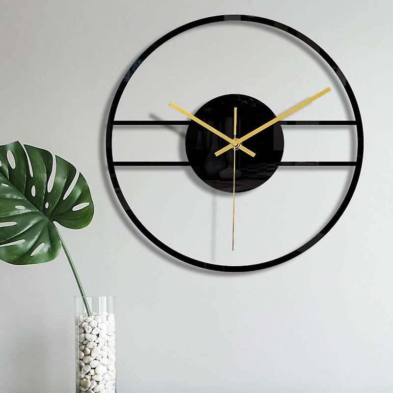 11.8 Inch Acrylic Transparent Wall Clock for Living Room Home Decor