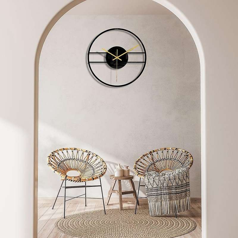 11.8 Inch Acrylic Transparent Wall Clock for Living Room Home Decor