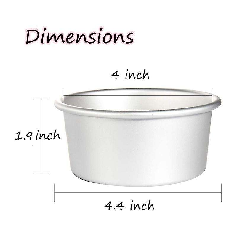 Cake Pan 4 Inch, Set Of 6, Non-stick Cheesecake Pans ,round Cake Pans