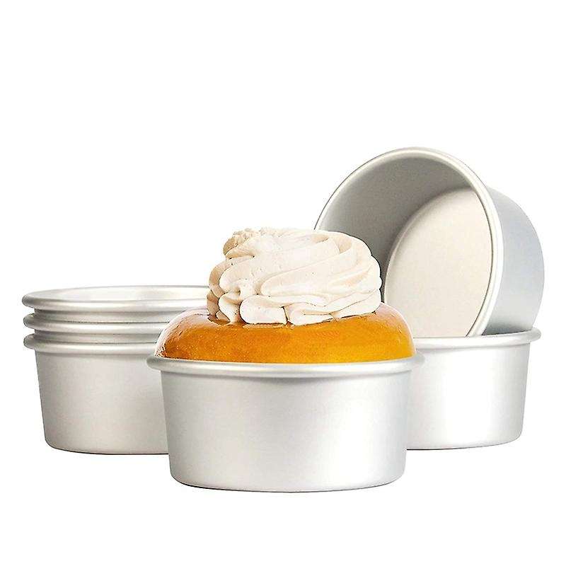 Cake Pan 4 Inch, Set Of 6, Non-stick Cheesecake Pans ,round Cake Pans