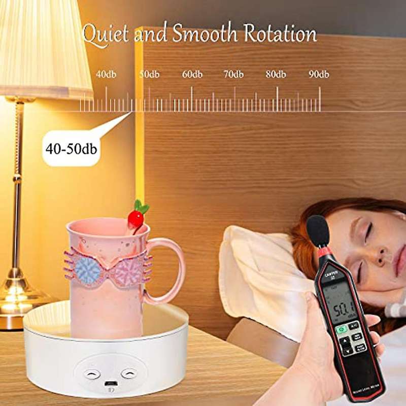 Cup Turner Rotating Display Stand for Tumblers, 360 Degree Turntable