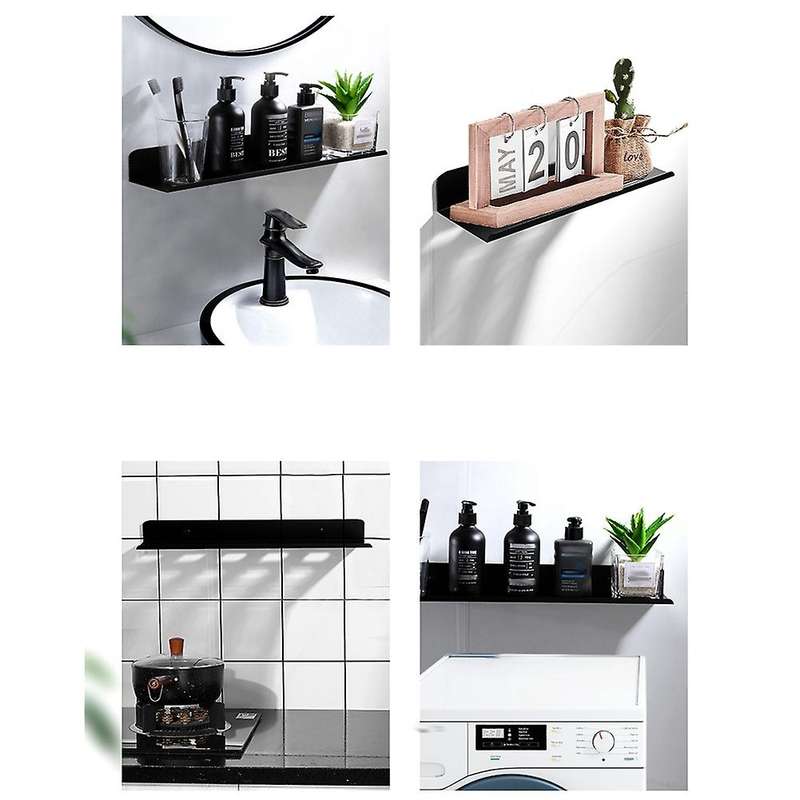 Metal Wall Shelf Space Aluminum Bathroom for Bathroom Toilet Kitchen
